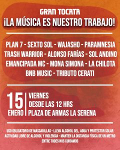 Jornada cultural en La Serena (Plaza de Armas)