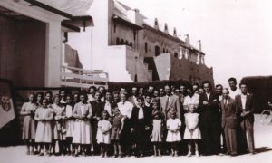 Ceremonia oficial de recibimiento trentinos 20 mayo 1951