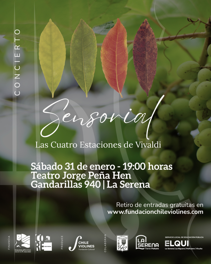 Afiche Concierto Sensorial en La Serena 3